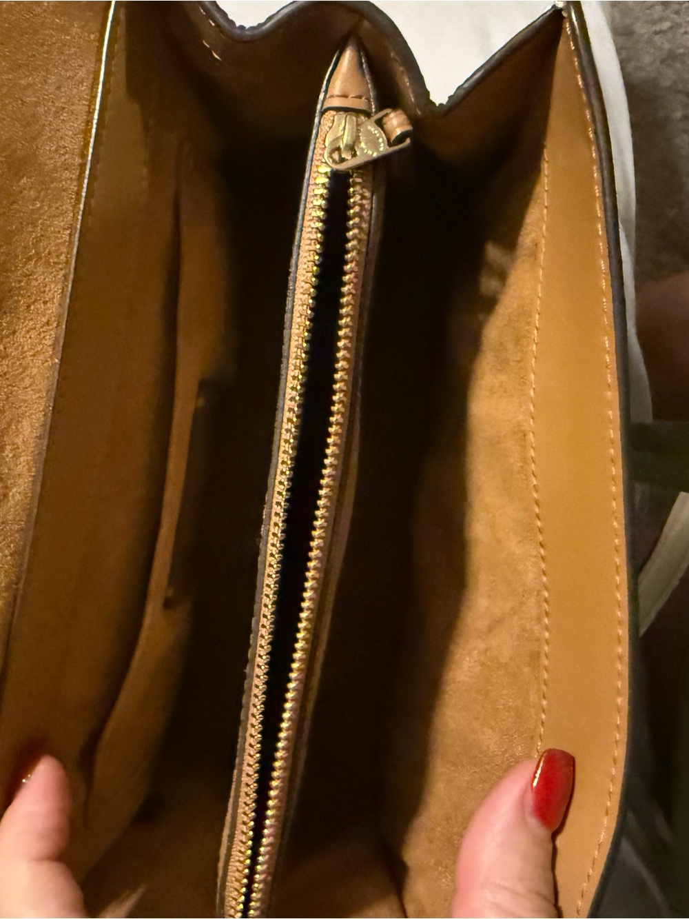 Floral-Print Cream Top-Handle Satchel - Picture 5 of 12